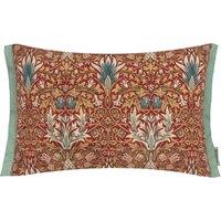 Morris & Co. Snakeshead Printed Outdoor 40cm x 60cm Filled Cushion Berry Natural