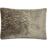 Paoletti Python Velvet Jacquard 40cm x 60cm Filled Boudoir Champagne