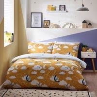 Peter Rabbit Sleepy Head Reversible Duvet Cover Bedding Set Ochre