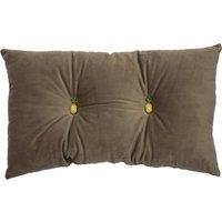 Paoletti Pineapple Velvet 30cm x 50cm Filled Boudoir Grey