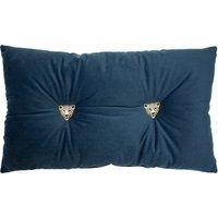 Paoletti Panther Velvet 30cm x 50cm Filled Boudoir Navy