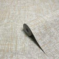 Paoletti Serafina Vinyl Easy to apply Wallpaper Champagne