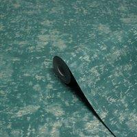 Paoletti Symphony Vinyl Easy to apply Wallpaper Teal