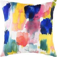 Evans Lichfield Aquarelle Brushstrokes 43cm x 43cm Filled Cushion Multicolour