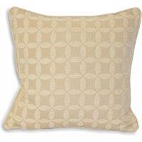 Paoletti Palma Jacquard 55cm x 55cm Filled Cushion Natural