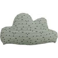 Little furn. Printed Cloud Kids 23cm x 40cm Filled Cushion Grey