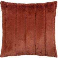 Paoletti Empress Faux Fur 45cm x 45cm Filled Cushion Rust