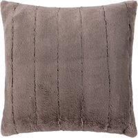 Paoletti Empress Faux Fur 45cm x 45cm Filled Cushion Taupe