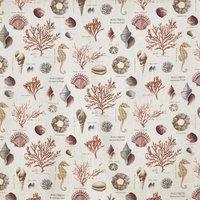 Prestigious Textiles St Helier Printed Fabric Coral
