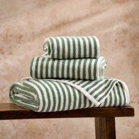 Yard Hebden Striped Cotton Towel Forest
