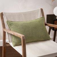Yard Ribble Acid Wash Cotton 40cm x 60cm Filled Boudoir Khaki
