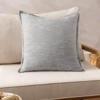 Yard Torresman Cotton Slub 45cm x 45cm Filled Cushion Stone