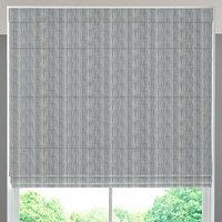 Jem Jacquard Stripe Made To Measure Roman Blind Navy