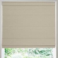 Kris Woven Diamond Made To Measure Roman Blind Vanilla