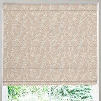 Grace Jacquard Sprig Made To Measure Roman Blind Linen