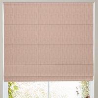 Nia Woven Stripe Made To Measure Roman Blind Rosewood