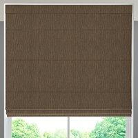 Manco Textured Stripe Made To Measure Roman Blind Sepia
