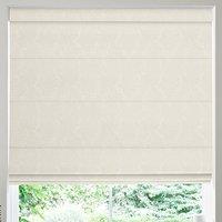 Grace Jacquard Sprig Made To Measure Roman Blind Frost