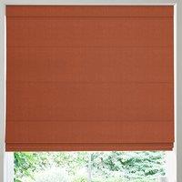 Lindy Shimmer Woven Made To Measure Roman Blind Burnt Umber