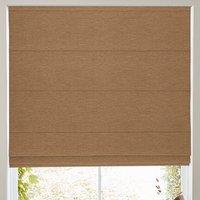 Jillian Soft Plain Made To Measure Roman Blind Tan