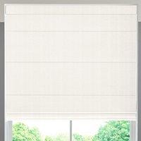 Ren Herringbone Woven Made To Measure Roman Blind Pearl