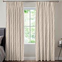 Grace Jacquard Sprig Made To Measure Curtains Linen