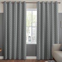 Jem Jacquard Stripe Made To Measure Curtains Navy
