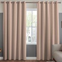 Arla Soft Texture Made To Measure Curtains Blush
