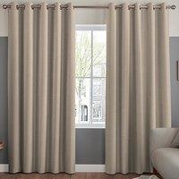 Manco Textured Stripe Made To Measure Curtains Putty