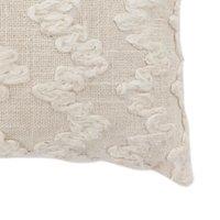 Boho Embellished 20cm x 90cm Draught Excluder Natural