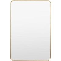 Holworth 60cm x 90cm Rectangle Mirror Gold