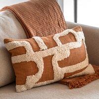 Kalho Embroidered 30cm x 50cm Filled Boudoir Apricot