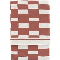 Lohko 130cm x 170cm Knitted Throw Nutmeg