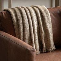 Melange 130cm x 150cm Acrylic Throw Natural