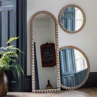 Millbrook 65cm x 65cm Round Small Mirror Natural