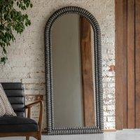 Pimlico 77cm x 170cm Arch Leaner Mirror Black Wash