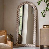 Pimlico 77cm x 170cm Arch Leaner Mirror White Wash