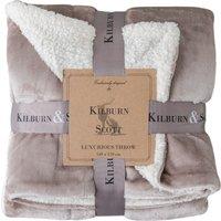 Sterling 140cm x 170cm Sherpa Throw Neutral