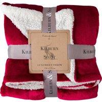 Sterling 140cm x 170cm Sherpa Throw Red