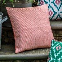 Ula Pinstripe 45cm x 45cm Outdoor Filled Cushion Apricot