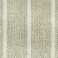 ANTE DECOR Burgess Printed Cotton Stripe Fabric Beige