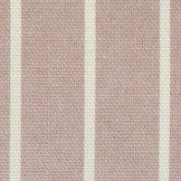 ANTE DECOR Burgess Printed Cotton Stripe Fabric Pink