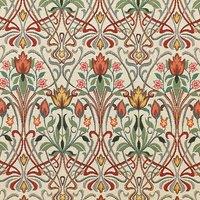 ANTE DECOR Alexandra Woven Jacquard Fabric Terracotta