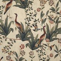 Linda Barker Rosa Fiore Linen Look Blackout Fabric Linen