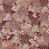 Linda Barker Millefiori Jacquard Fabric Rossa