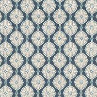 Prestigious Textiles Kemela Printed Fabric Cobalt