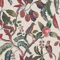 Prestigious Textiles Banyu Printed Fabric Marsala