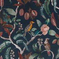 Prestigious Textiles Sumatra Printed Fabric Cobalt