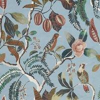 Prestigious Textiles Sumatra Printed Fabric Slate