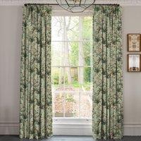 Linda Barker Rosa Fiore Linen Look Blackout Made To Measure Curtains Eucalyptus